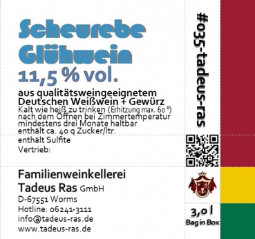 Scheurebe Glühwein